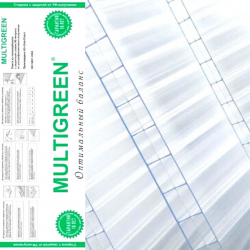 Сотовый поликарбонат Multigreen